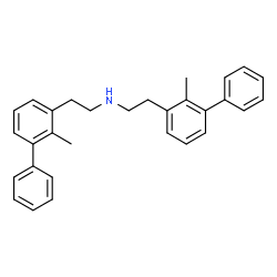 ChemSpider 2D Image | 2-(2-Methyl-3-biphenylyl)-N-[2-(2-methyl-3-biphenylyl)ethyl]ethanamine | C30H31N