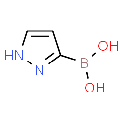 ChemSpider 2D Image | 1H-Pyrazole-5-boronic acid | C3H5BN2O2