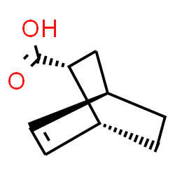 ChemSpider 2D Image | (1R,2R,4R)-Bicyclo[2.2.2]oct-5-ene-2-carboxylic acid | C9H12O2