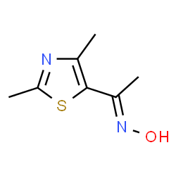 ChemSpider 2D Image | (1E)-1-(2,4-Dimethyl-1,3-thiazol-5-yl)-N-hydroxyethanimine | C7H10N2OS