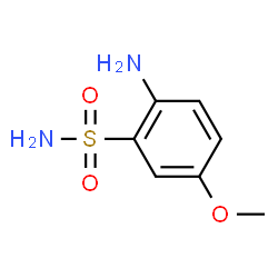 ChemSpider 2D Image | 2-Amino-5-methoxybenzenesulfonamide | C7H10N2O3S