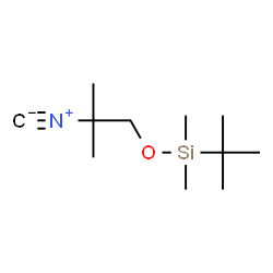 ChemSpider 2D Image | (2-Isocyano-2-methylpropoxy)(dimethyl)(2-methyl-2-propanyl)silane | C11H23NOSi