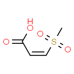 ChemSpider 2D Image | (2Z)-3-(Methylsulfonyl)acrylic acid | C4H6O4S
