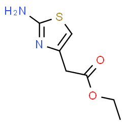 ChemSpider 2D Image | Ethyl 2-amino-4-thiazoleacetate | C7H10N2O2S
