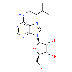 ChemSpider 2D Image | N(6)-isopentenyladenosine | C15H21N5O4