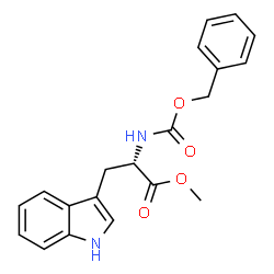 ChemSpider 2D Image | Methyl N-[(benzyloxy)carbonyl]-L-tryptophanate | C20H20N2O4