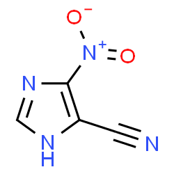 ChemSpider 2D Image | 4-Nitro-1H-imidazole-5-carbonitrile | C4H2N4O2