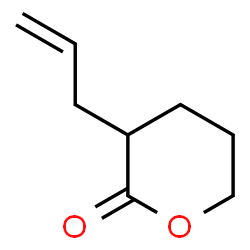 ChemSpider 2D Image | 3-(prop-2-en-1-yl)oxan-2-one | C8H12O2