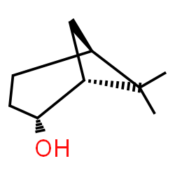 ChemSpider 2D Image | (1R,2R,5S)-6,6-Dimethylbicyclo[3.1.1]heptan-2-ol | C9H16O