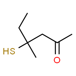 ChemSpider 2D Image | 4-Methyl-4-sulfanyl-2-hexanone | C7H14OS
