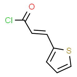 ChemSpider 2D Image | (2E)-3-(2-Thienyl)acryloyl chloride | C7H5ClOS