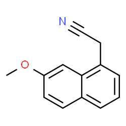 ChemSpider 2D Image | (7-Methoxy-1-naphthyl)acetonitrile | C13H11NO