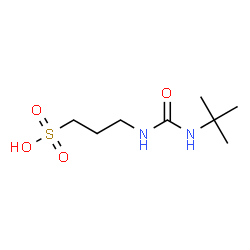 ChemSpider 2D Image | 3-{[(2-Methyl-2-propanyl)carbamoyl]amino}-1-propanesulfonic acid | C8H18N2O4S