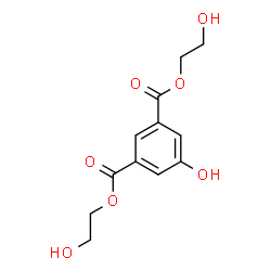 ChemSpider 2D Image | Bis(2-hydroxyethyl) 5-hydroxyisophthalate | C12H14O7