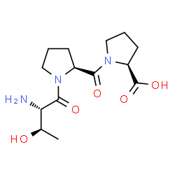 ChemSpider 2D Image | L-Threonyl-L-prolyl-L-proline | C14H23N3O5