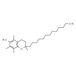 ChemSpider 2D Image | 2-(12-Hydroxydodecyl)-2,5,7,8-tetramethyl-6-chromanol | C25H42O3