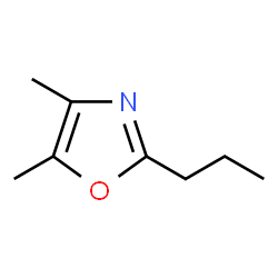 ChemSpider 2D Image | 4,5-Dimethyl-2-propyloxazole | C8H13NO
