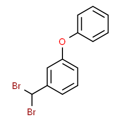 ChemSpider 2D Image | 1-(Dibromomethyl)-3-phenoxybenzene | C13H10Br2O