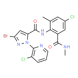 ChemSpider 2D Image | chlorantraniliprole | C18H14BrCl2N5O2