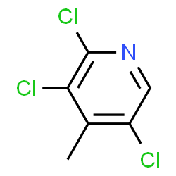 ChemSpider 2D Image | 2,3,5-Trichloro-4-methylpyridine | C6H4Cl3N