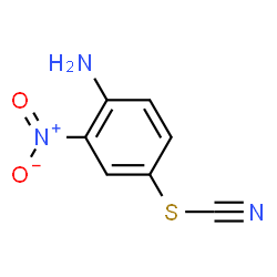 ChemSpider 2D Image | 2-nitro-4-thiocyanatoaniline | C7H5N3O2S