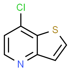 ChemSpider 2D Image | 7-Chlorothieno[3,2-b]pyridine | C7H4ClNS