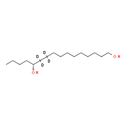ChemSpider 2D Image | (12R)-1,12-(10,10,11,11-~2~H_4_)Hexadecanediol | C16H30D4O2