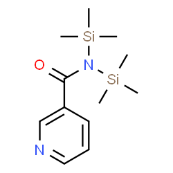 ChemSpider 2D Image | N,N-Bis(trimethylsilyl)nicotinamide | C12H22N2OSi2
