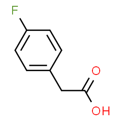 ChemSpider 2D Image | 4-Fluorophenylacetic acid | C8H7FO2