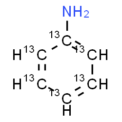 ChemSpider 2D Image | Aniline-13C6 | 13C6H7N