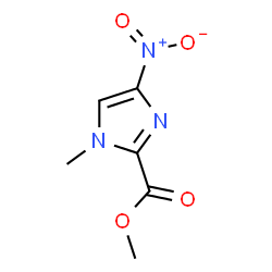 ChemSpider 2D Image | Methyl -methyl-4-nitro-1H-imidazole-2-carboxylate | C6H7N3O4