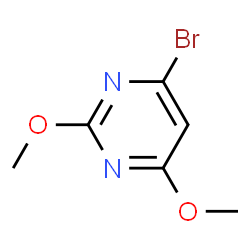 ChemSpider 2D Image | 4-Bromo-2,6-dimethoxypyrimidine | C6H7BrN2O2