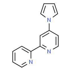 ChemSpider 2D Image | 4-(1H-Pyrrol-1-yl)-2,2'-bipyridine | C14H11N3