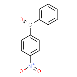 ChemSpider 2D Image | (4-Nitrophenyl)(phenyl)(~11~C)methanone | C1211CH9NO3