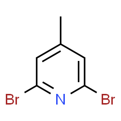 ChemSpider 2D Image | 2,6-Dibromo-4-picoline | C6H5Br2N