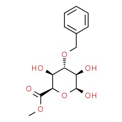 ChemSpider 2D Image | Methyl 3-O-benzyl-beta-L-idopyranuronate | C14H18O7