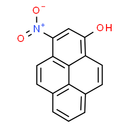 ChemSpider 2D Image | 3-Nitro-1-pyrenol | C16H9NO3