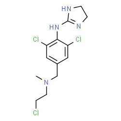 ChemSpider 2D Image | Chloroethylclonidine | C13H17Cl3N4