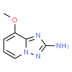 ChemSpider 2D Image | 8-Methoxy[1,2,4]triazolo[1,5-a]pyridin-2-amine | C7H8N4O