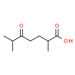 ChemSpider 2D Image | 2,6-Dimethyl-5-oxoheptanoic acid | C9H16O3