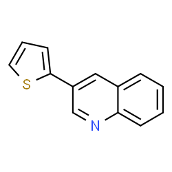 ChemSpider 2D Image | 3-(2-Thienyl)quinoline | C13H9NS
