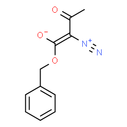 ChemSpider 2D Image | (1Z)-1-(Benzyloxy)-2-diazonio-3-oxo-1-buten-1-olate | C11H10N2O3