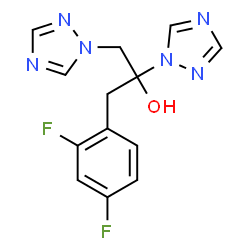 ChemSpider 2D Image | 1-(2,4-Difluorophenyl)-2,3-di(1H-1,2,4-triazol-1-yl)-2-propanol | C13H12F2N6O
