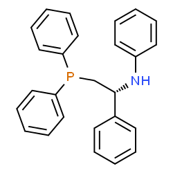 ChemSpider 2D Image | N-[(1R)-2-(Diphenylphosphino)-1-phenylethyl]aniline | C26H24NP