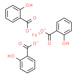 ChemSpider 2D Image | FERRIC SALICYLATE | C21H15FeO9