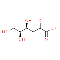 ChemSpider 2D Image | 2-keto-3-deoxygluconate | C6H10O6