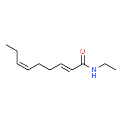 ChemSpider 2D Image | (2E,6Z)-N-Ethyl-2,6-nonadienamide | C11H19NO