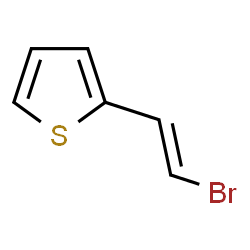 ChemSpider 2D Image | 2-[(E)-2-Bromovinyl]thiophene | C6H5BrS