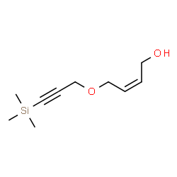 ChemSpider 2D Image | (2Z)-4-{[3-(Trimethylsilyl)-2-propyn-1-yl]oxy}-2-buten-1-ol | C10H18O2Si