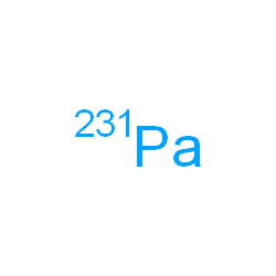 ChemSpider 2D Image | (~231~Pa)Protactinium | 231Pa